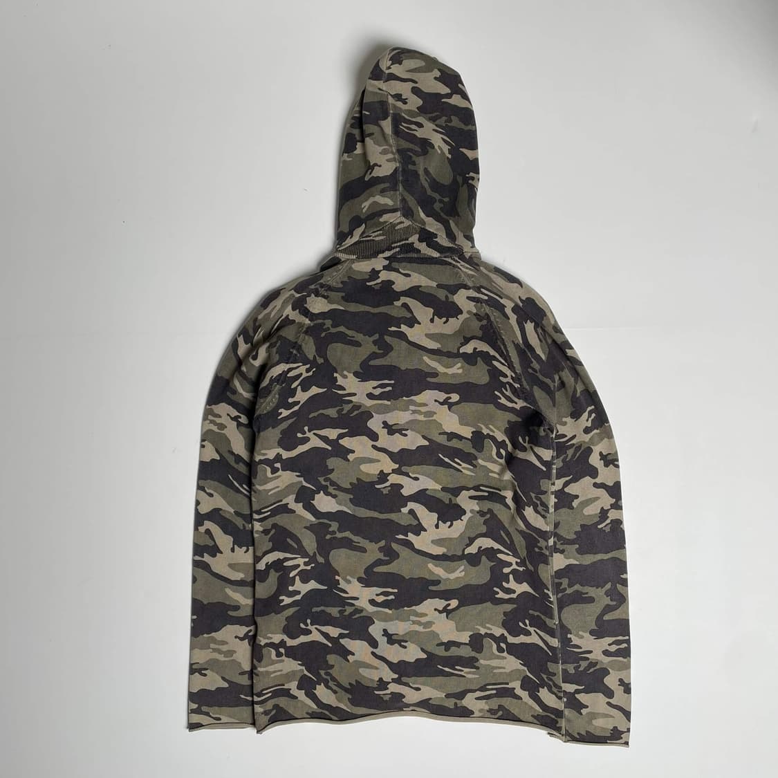 카모플라쥬 패턴 집업 후드 상품이미지6