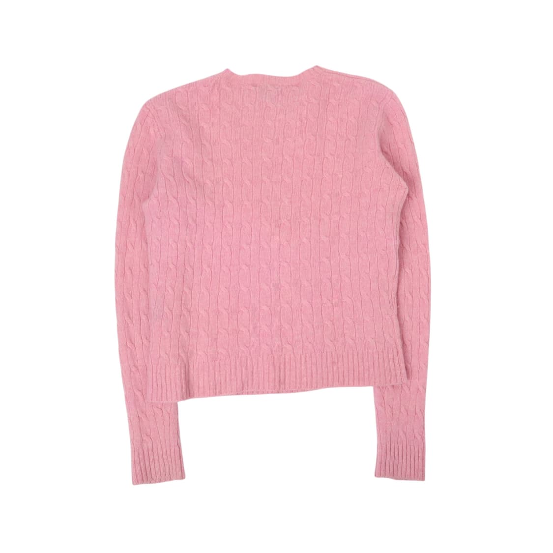 폴로 랄프로렌 라이트 핑크 램스울 케이블 니트 상품이미지5