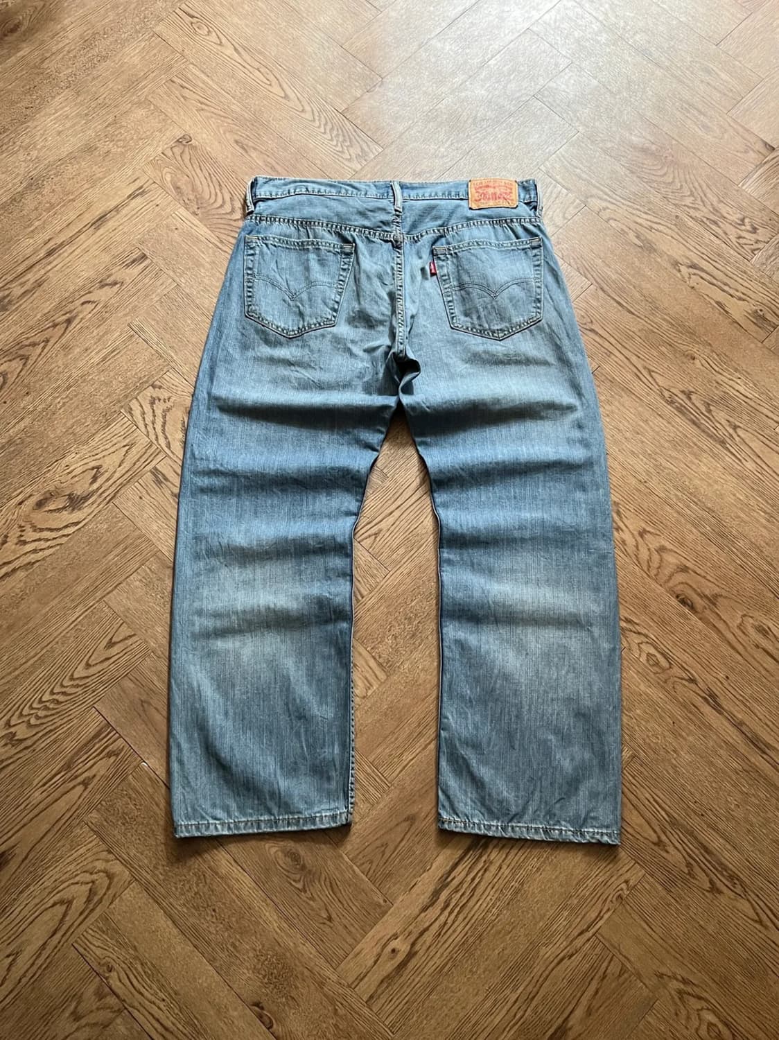 [34]리바이스 569 와이드핏 라이트블루 데님 팬츠 상품이미지1