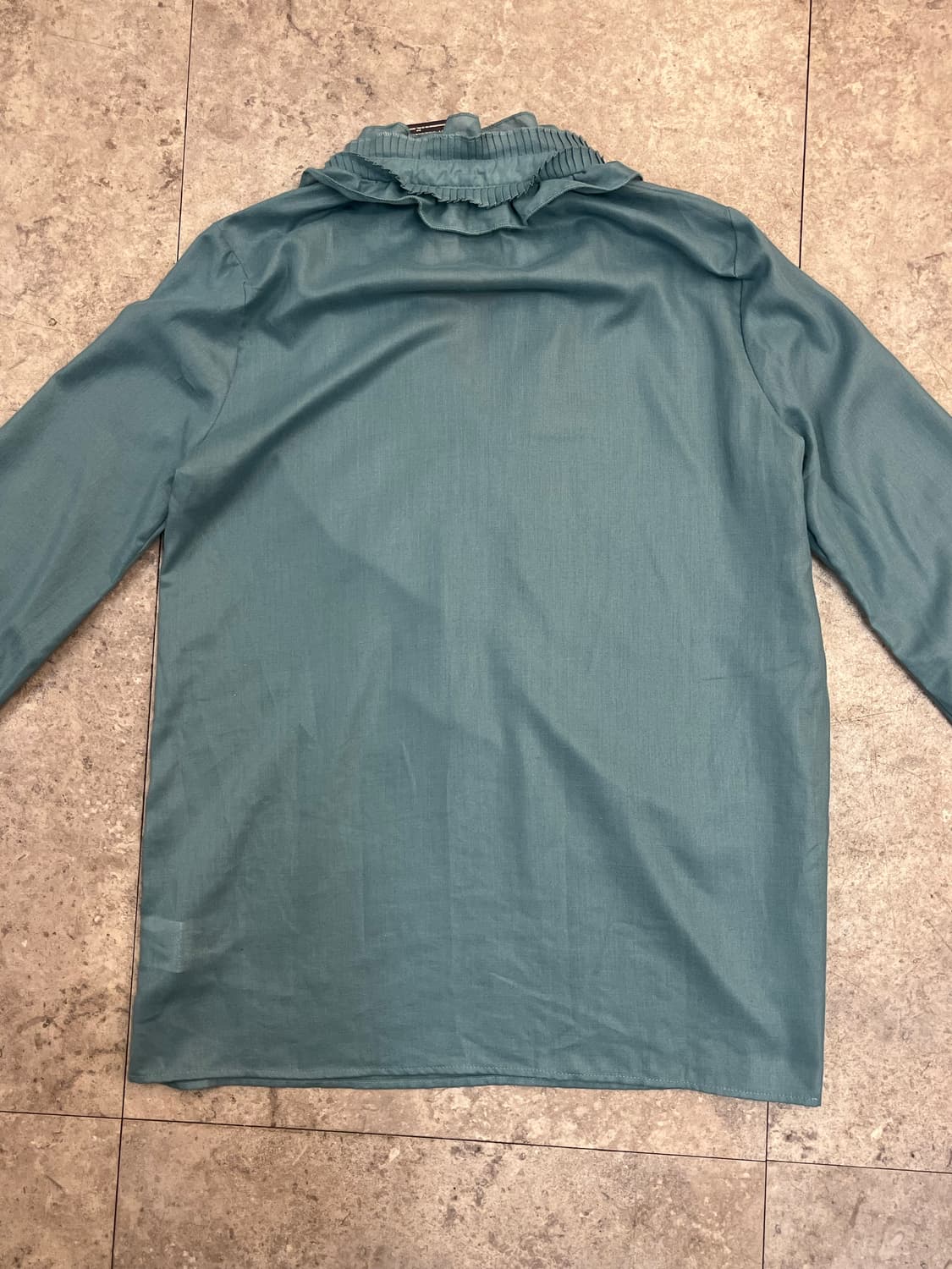 빈티지 셔링 블라우스 그린 #csz3268 상품이미지8