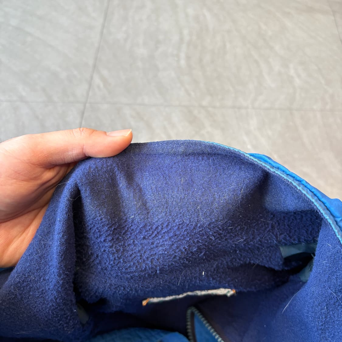 90s L.L.bean blue 90년대 엘엘빈 쓰리 시즌 블루 웜업 자 상품이미지10