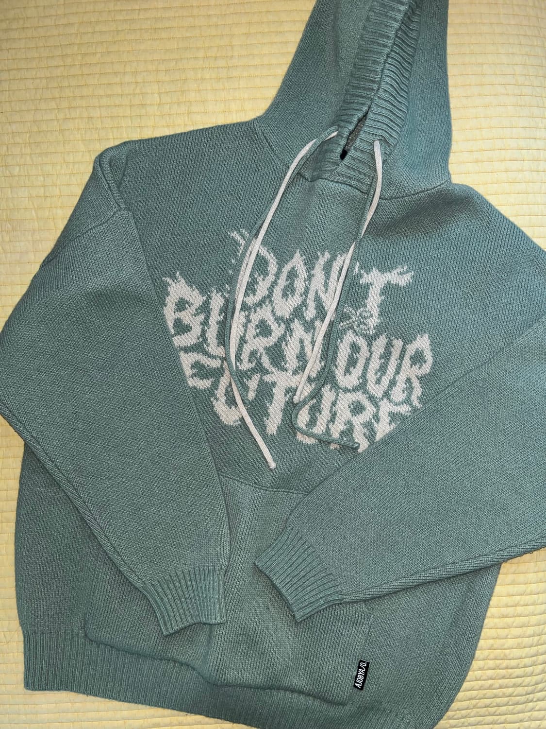 아조바이아조 울 니트 후드 DBOF Wool Knit Hoodie 상품이미지4