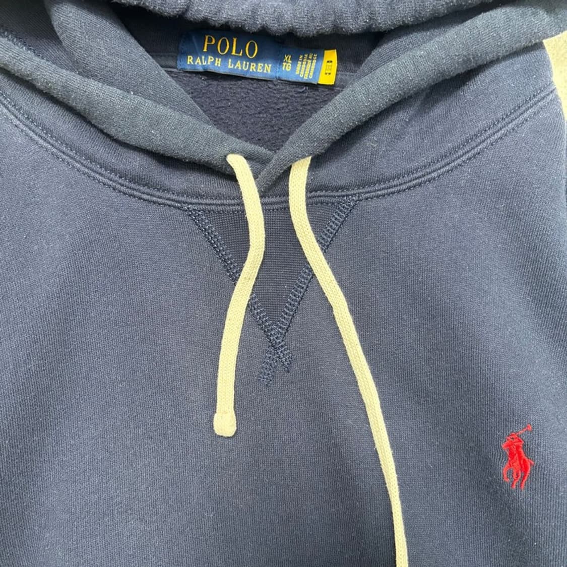 POLO RALPH LAUREN 포니 로고후드티 네이비 XL 상품이미지5