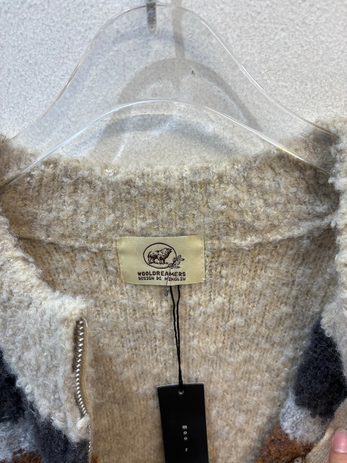 Wooldreamers line boucle cardigan 상품이미지8