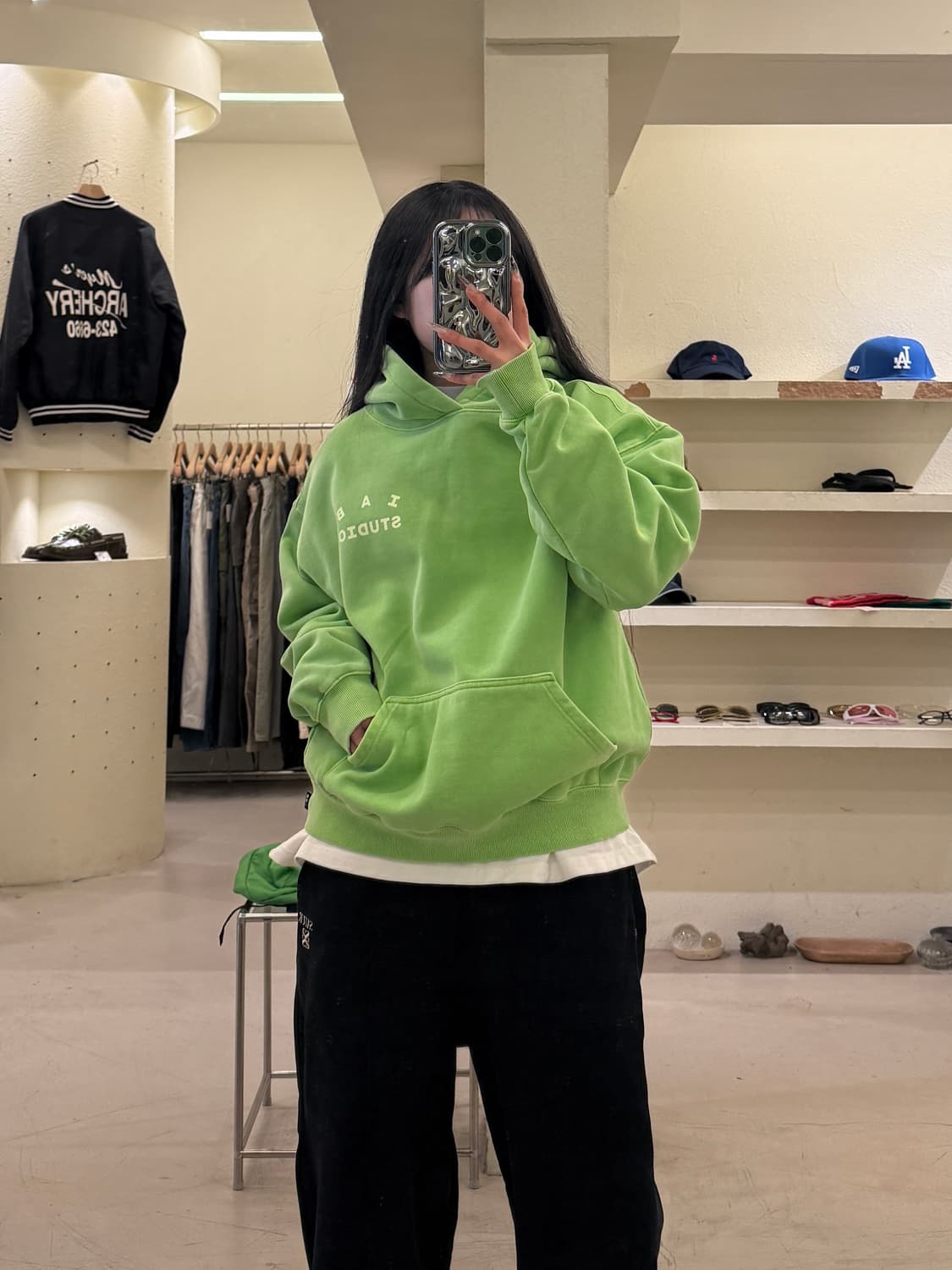 아이앱 스튜디오 로고 후드티 U1075 상품이미지1