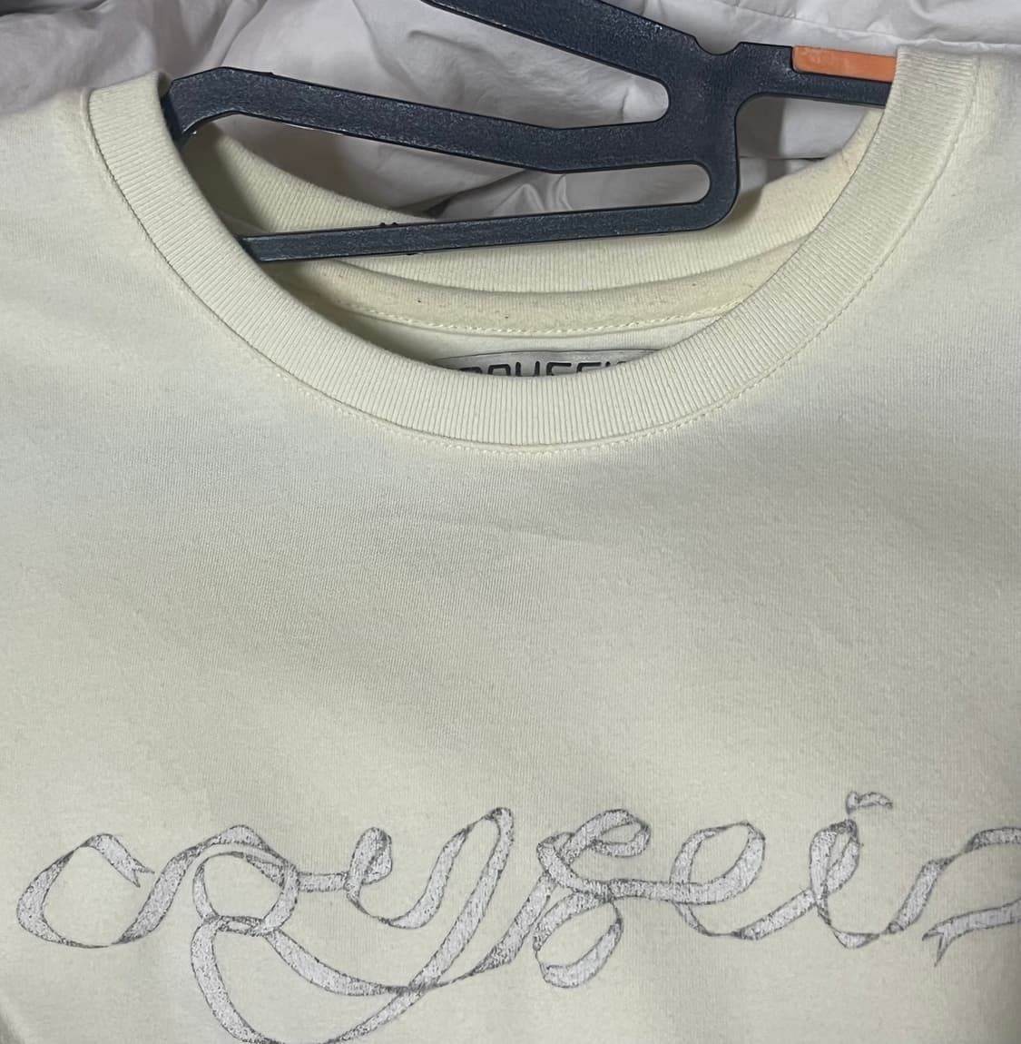 Coyseio Ribbon Side Strap T-Shirt Yellow 상품이미지3