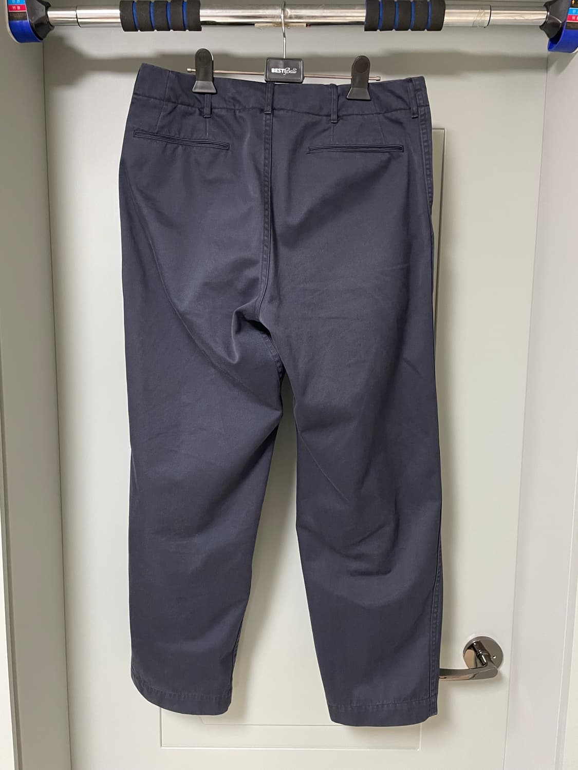 나나미카 와이드 치노 팬츠 네이비 32 사이즈 상품이미지2