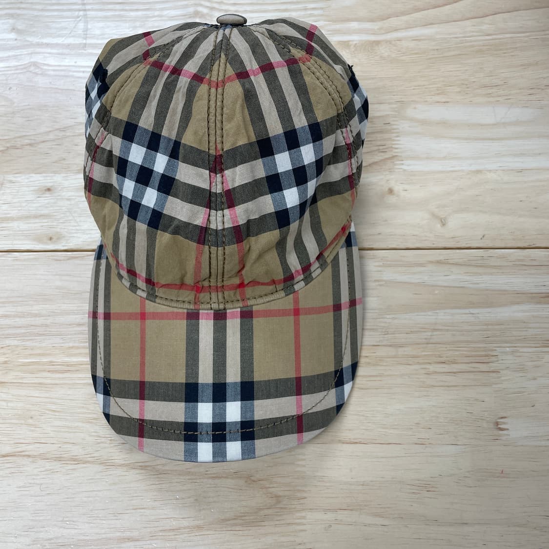 버버리 체크 볼캡 M/L 상품이미지2
