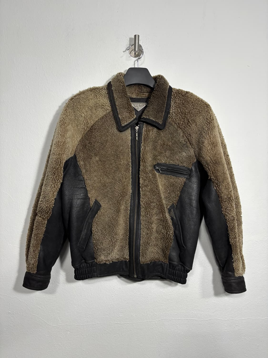 남자 양가죽 쉐르파자켓 100사이즈 상품이미지1