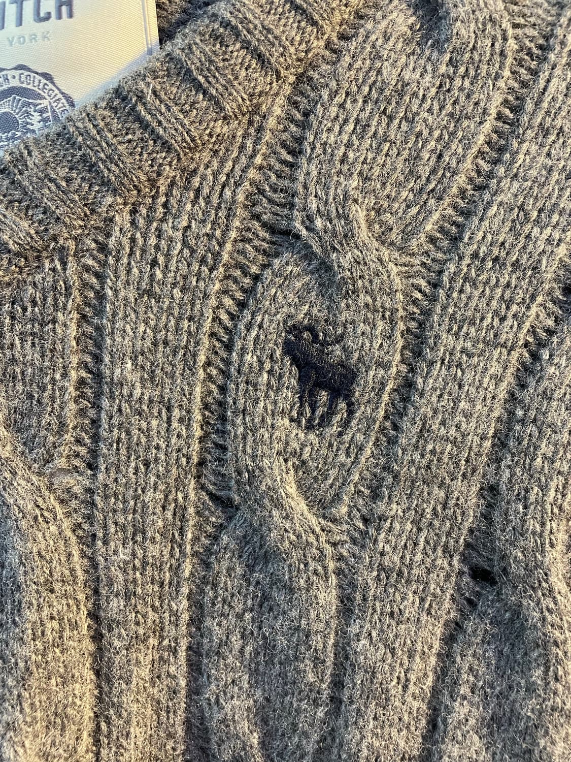 아베크롬비 여성 꽈베기니트 l 상품이미지3