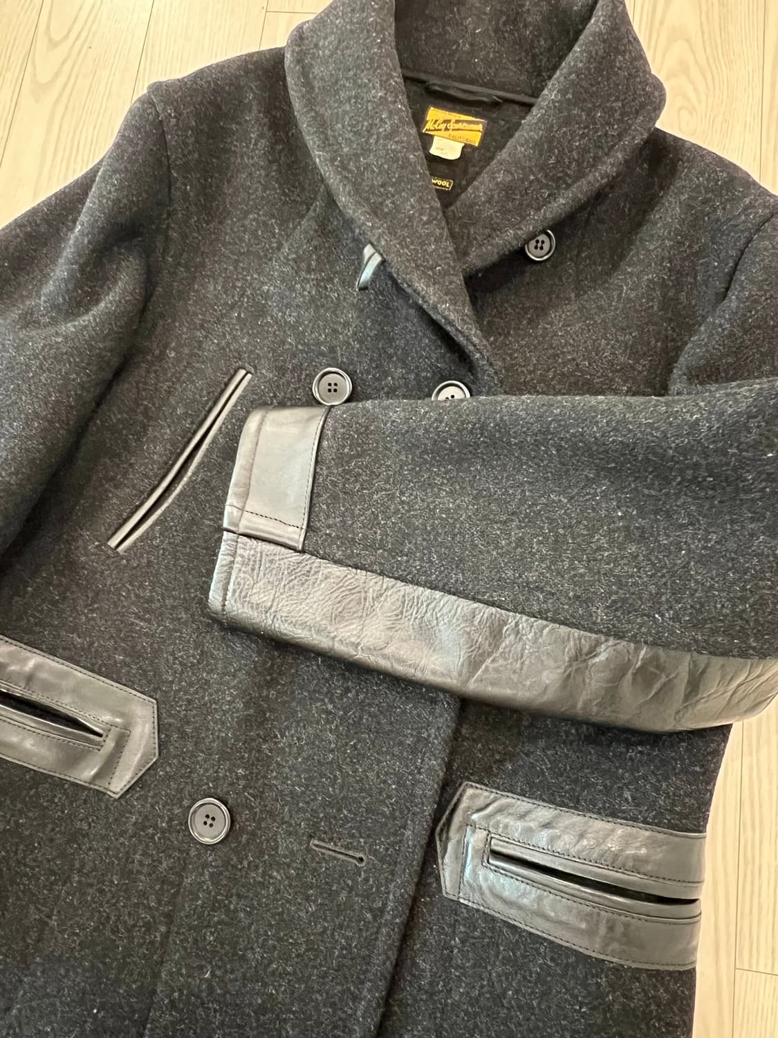 리얼멕코이 울 레일로드코트 38 상품이미지2