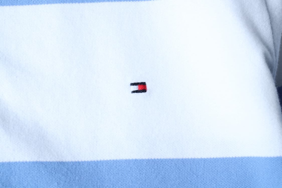W(XL-2XL) 타미힐피거 반팔 카라 티셔츠 스트라이프-H30317 상품이미지5