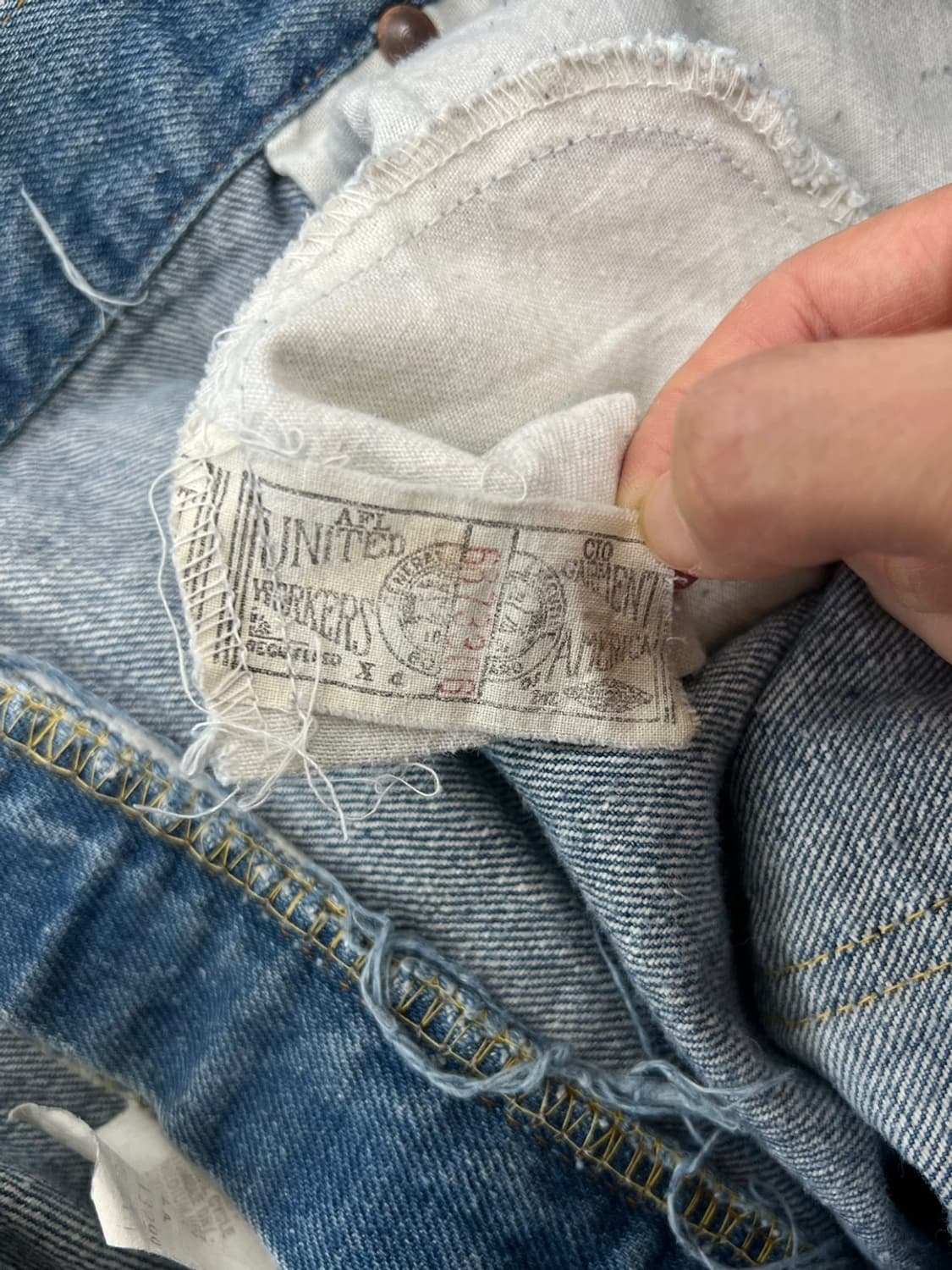 70's 리 부츠컷 플레어진 상품이미지9