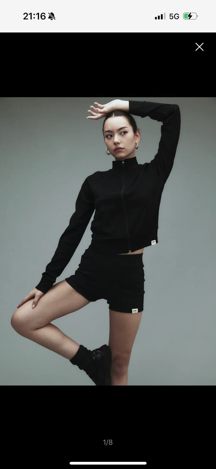G CLASSIC RIB SHORTS (BLACK) 상품이미지1