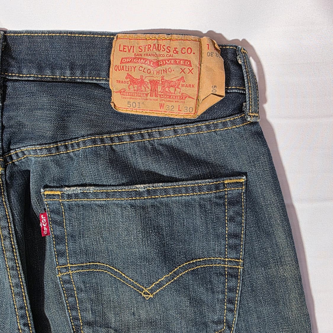 [W32L30]리바이스 LEVIS 501 데님팬츠 상품이미지6