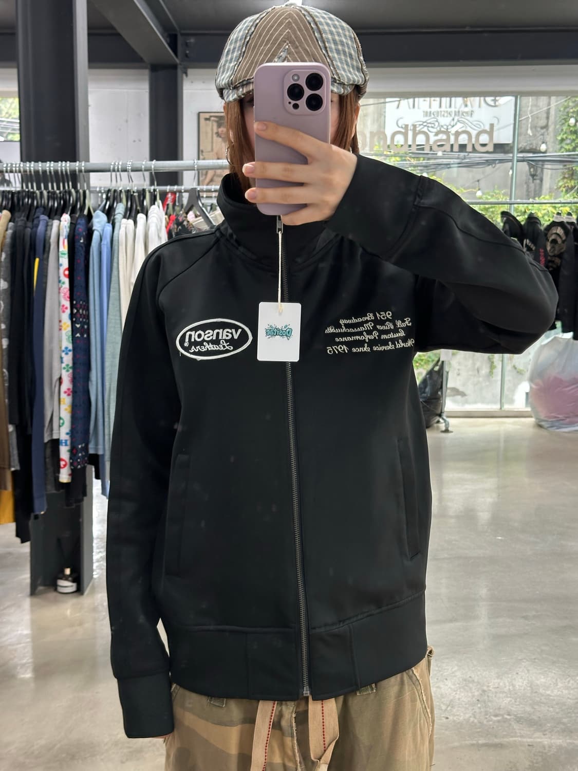 벤슨 스컬 자수와펜 하이넥 져지 상품이미지4