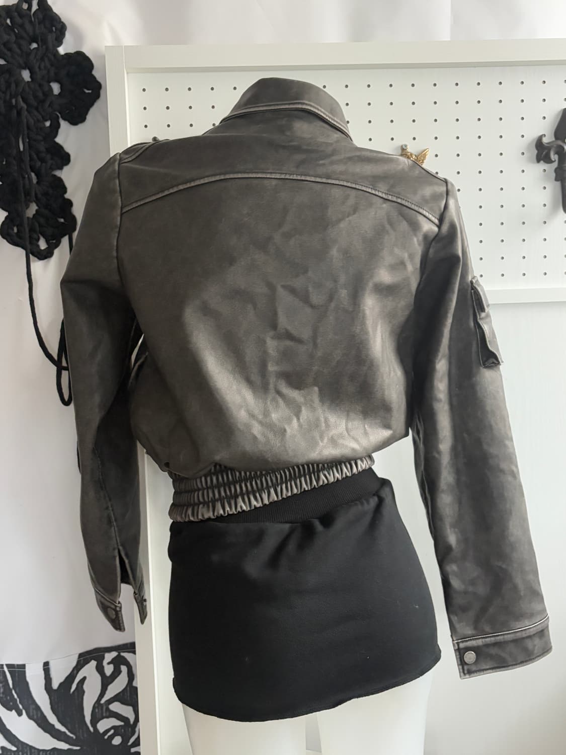 • Bohemian Seoul Leather Bomber Washed G 상품이미지9