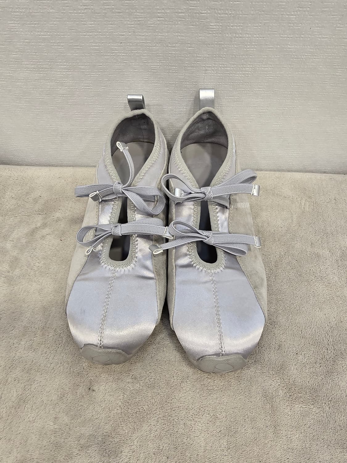 조랑 실버 발레코어 리본 운동화 240~245 상품이미지2