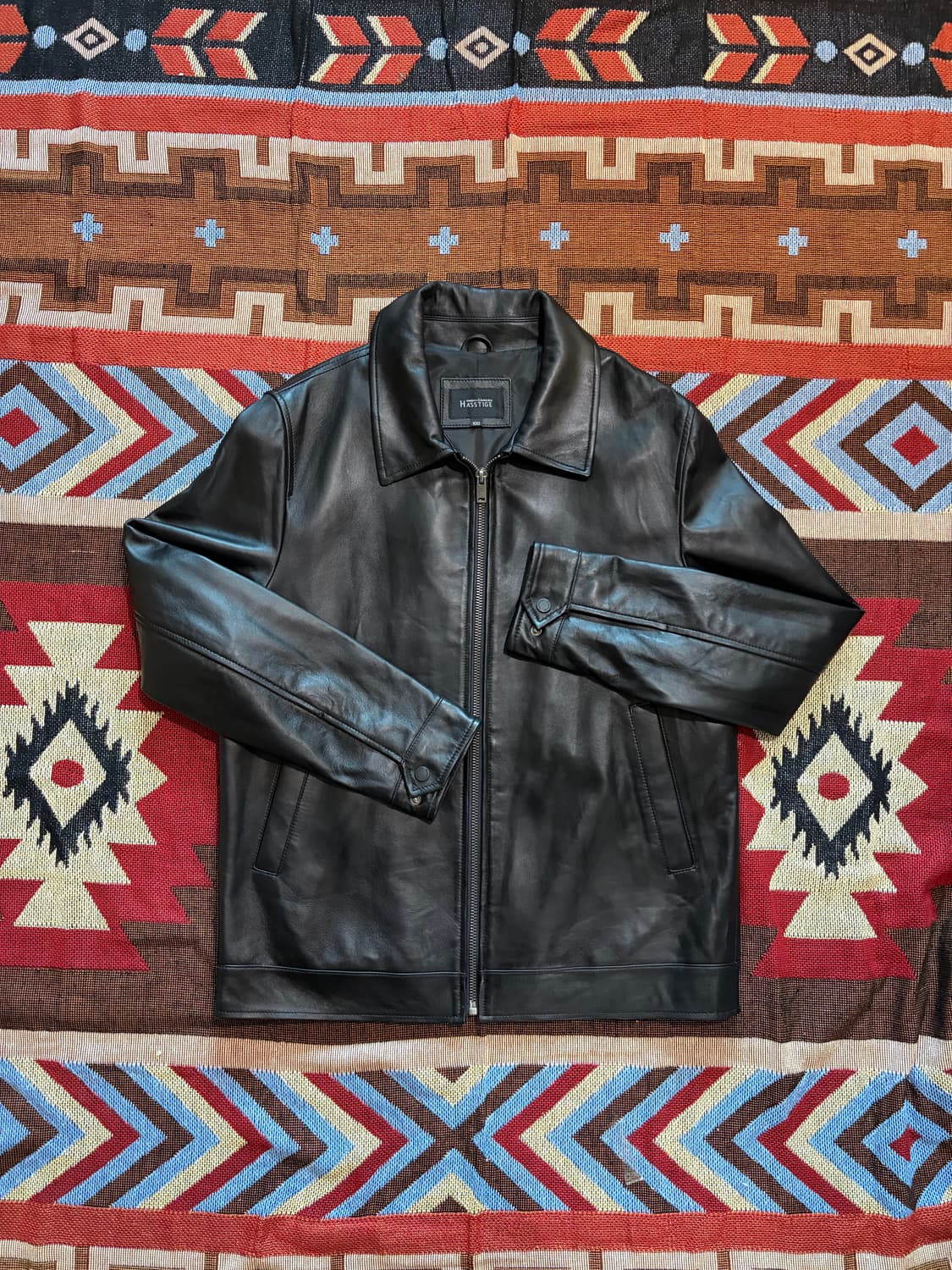 100) 양가죽 싱글라이더 레더자켓 상품이미지1