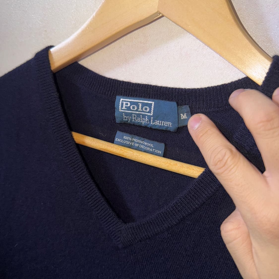 폴로 랄프로렌 메리노울 베스트 M (여성 55정도) 상품이미지4