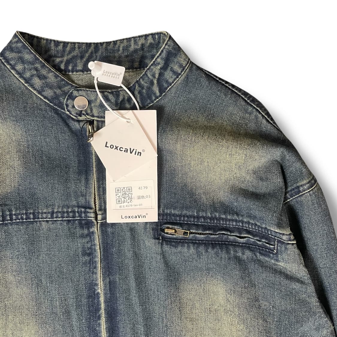LoxcaVin 빈티지 워싱 절개 데님 3 상품이미지3