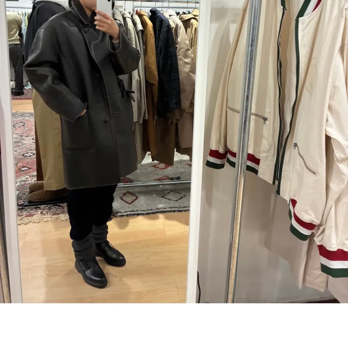 엔오르 무스탕 코트 상품이미지4