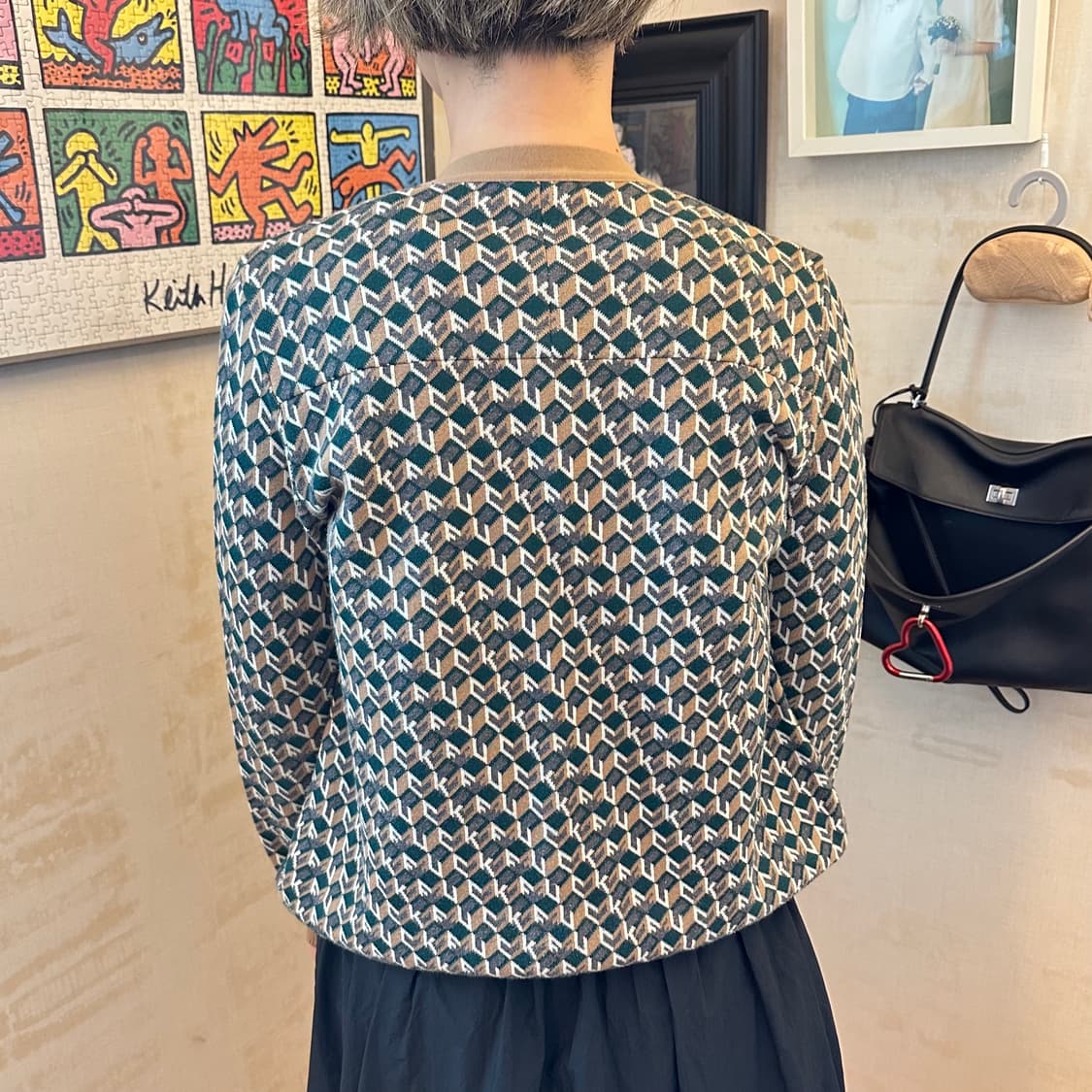 언더커버 퍽 자카드 가디건 2사이즈 (95 M) 상품이미지2