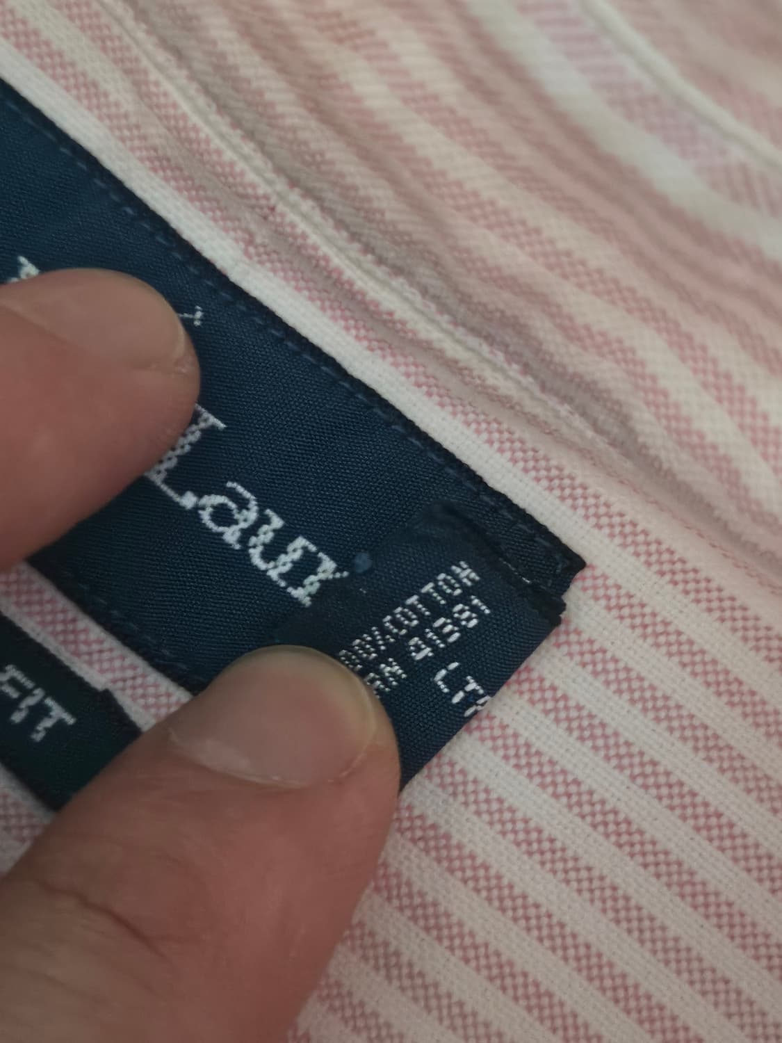 폴로랄프로렌 스트라이프 셔츠 연핑크 S 상품이미지5