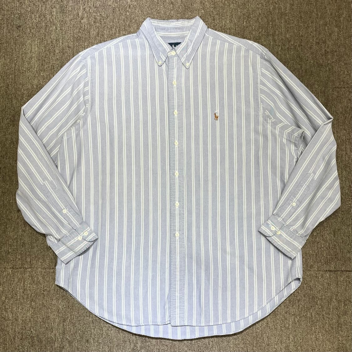 (17 1/2) POLO 폴로 랄프로렌 스트라이프 셔츠 클래식핏 상품이미지2