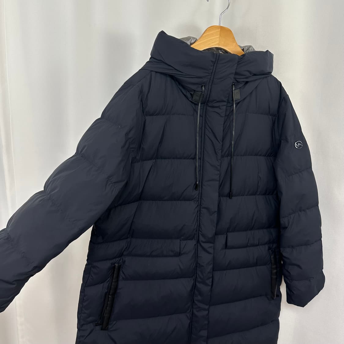 마이클코어스여성 후드 패딩 네이비 빅사이즈(실측130 상품이미지3