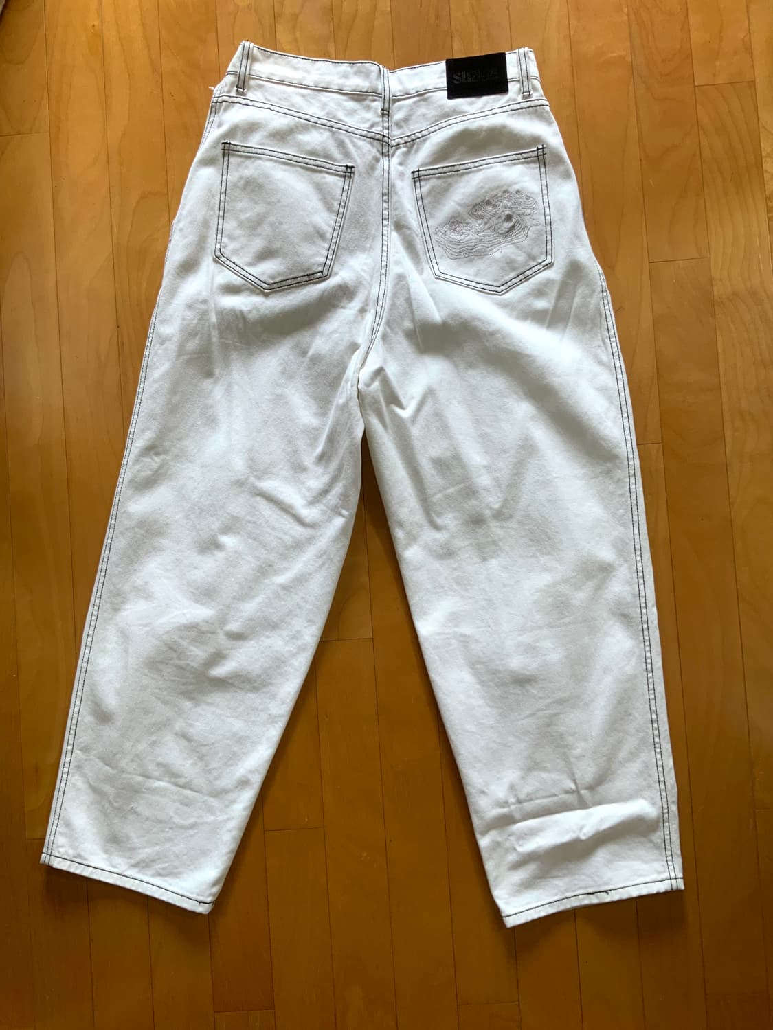 SUADE CONTOUR POCKET DENIM [WHITE] 상품이미지5