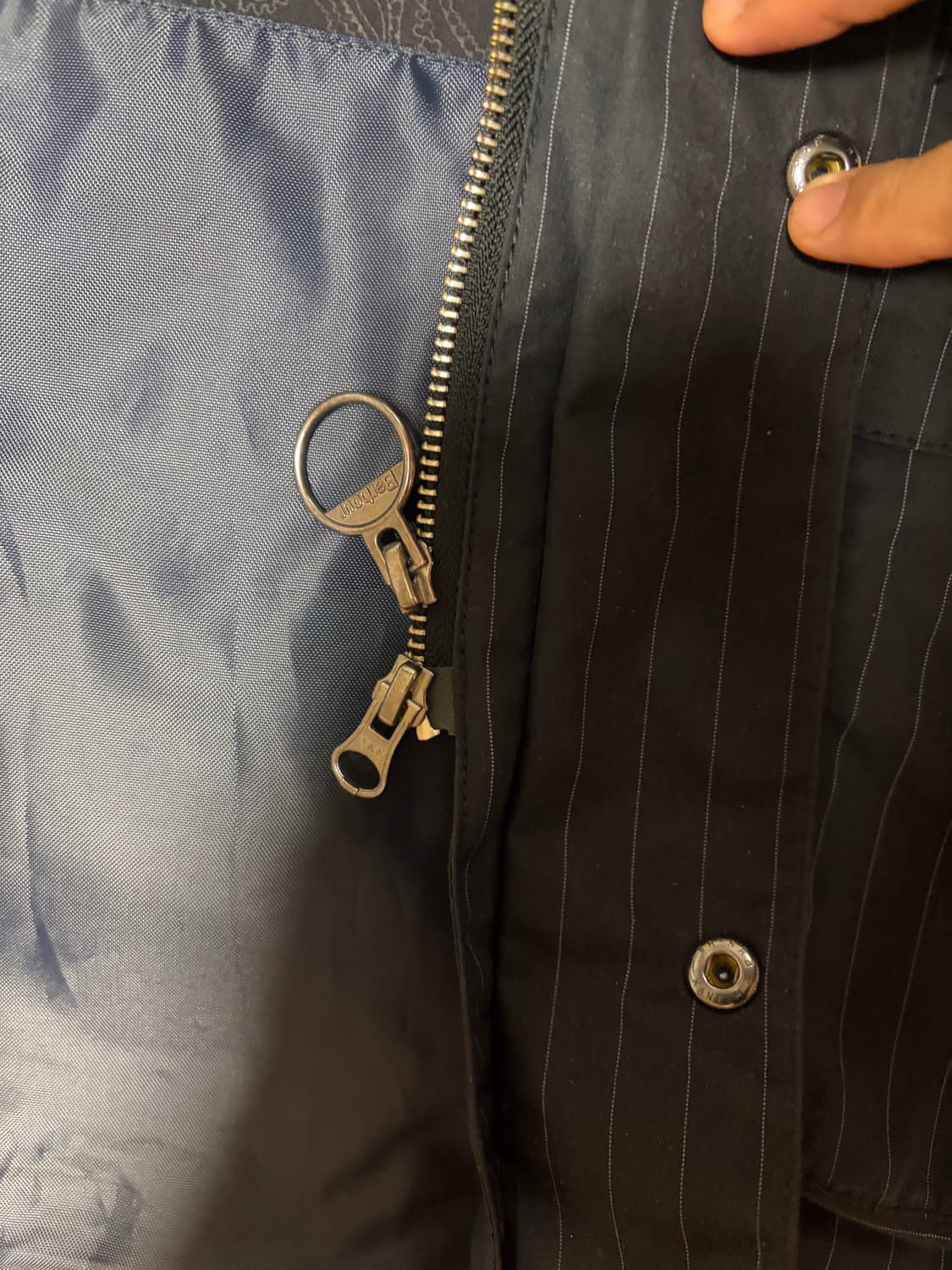 (42) Barbour bedale sl chalk stripe 상품이미지4