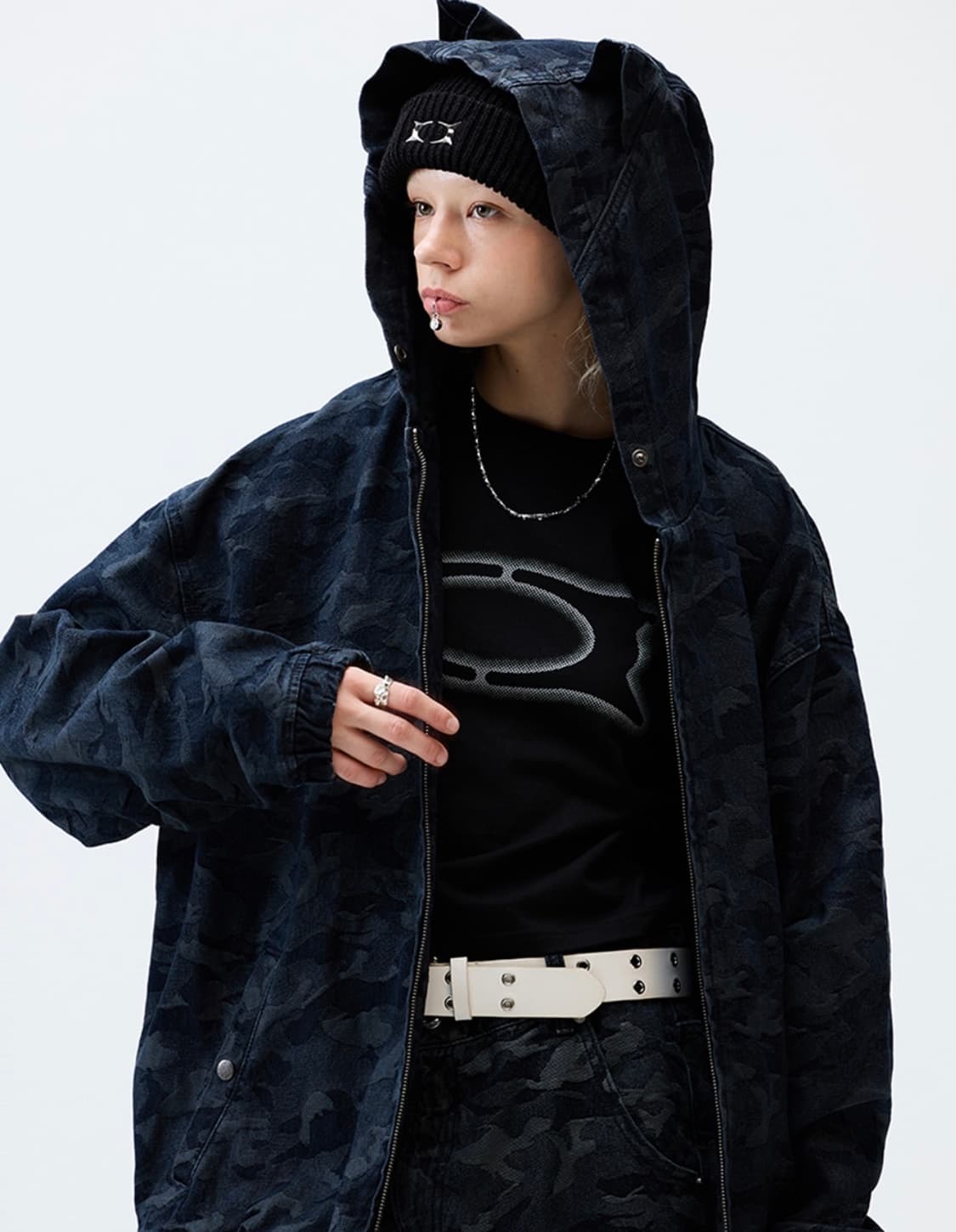 크리틱 카모 데님 워싱 셋업 상품이미지5