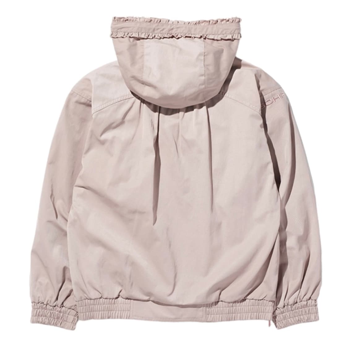 미스치프 보넷 후드 자켓 핑크 베이지 상품이미지2