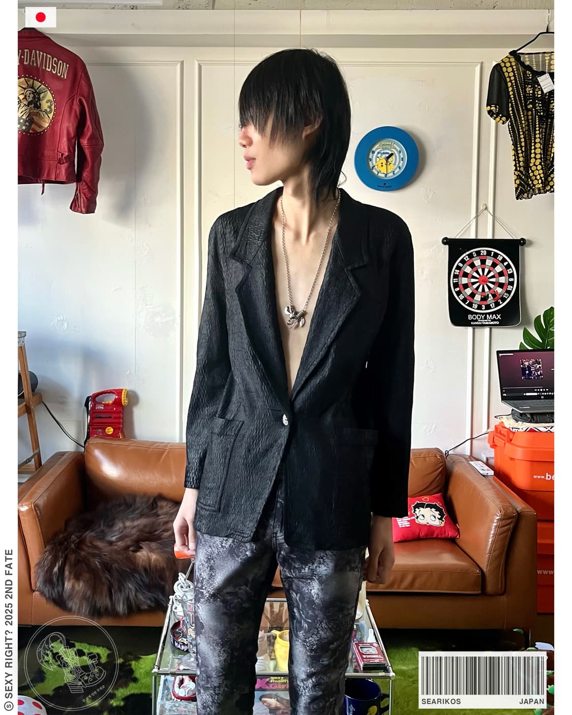 1980-90s SEARIKOS Japan V-Kei Python JK 상품이미지1