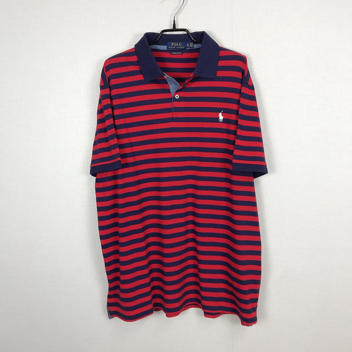 폴로 랄프로렌 POLO 스트라이프 반팔 카라티 남성XL (110) 상품이미지1
