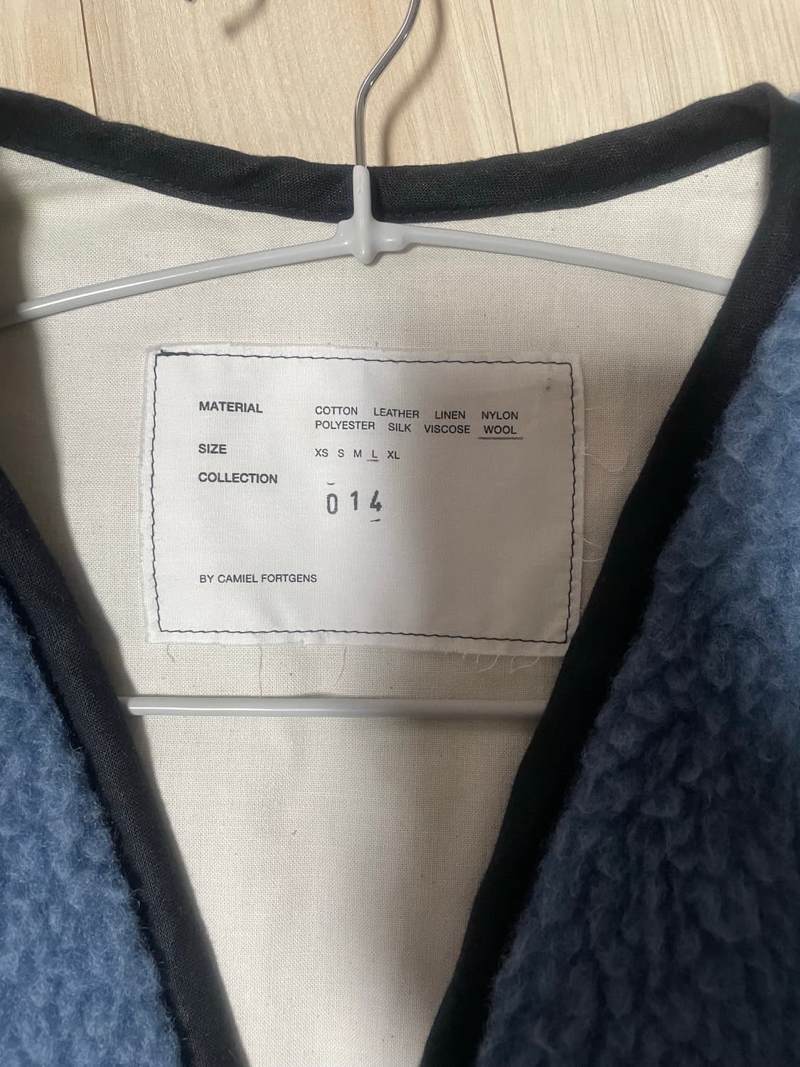 (L)카미엘포트젠스 울 플리스 베스트 김장조끼 상품이미지3