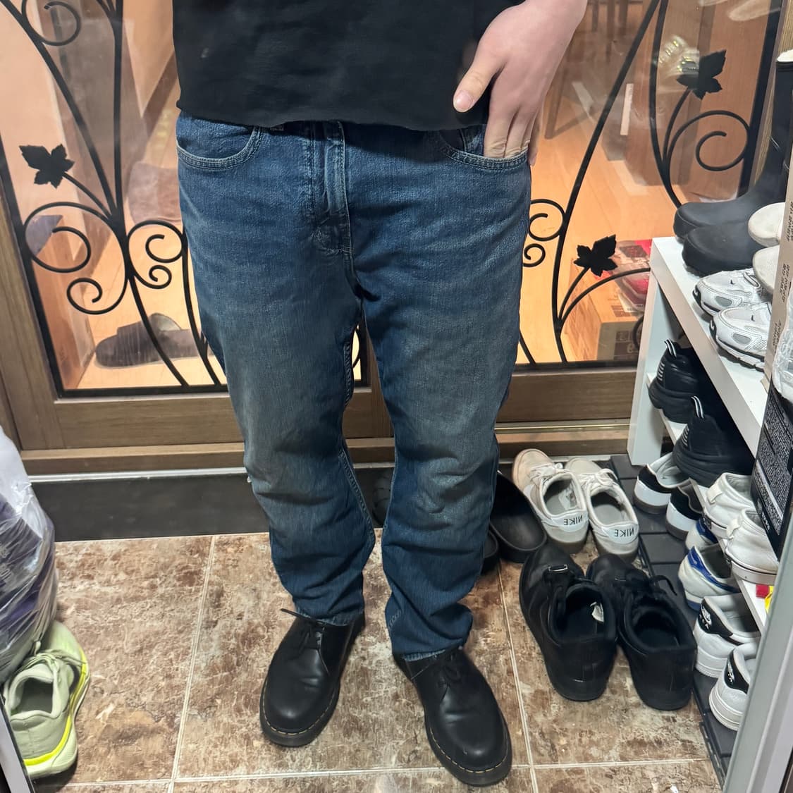 리바이스502 데님 34 / 30 (실착 사진 포함) 상품이미지2