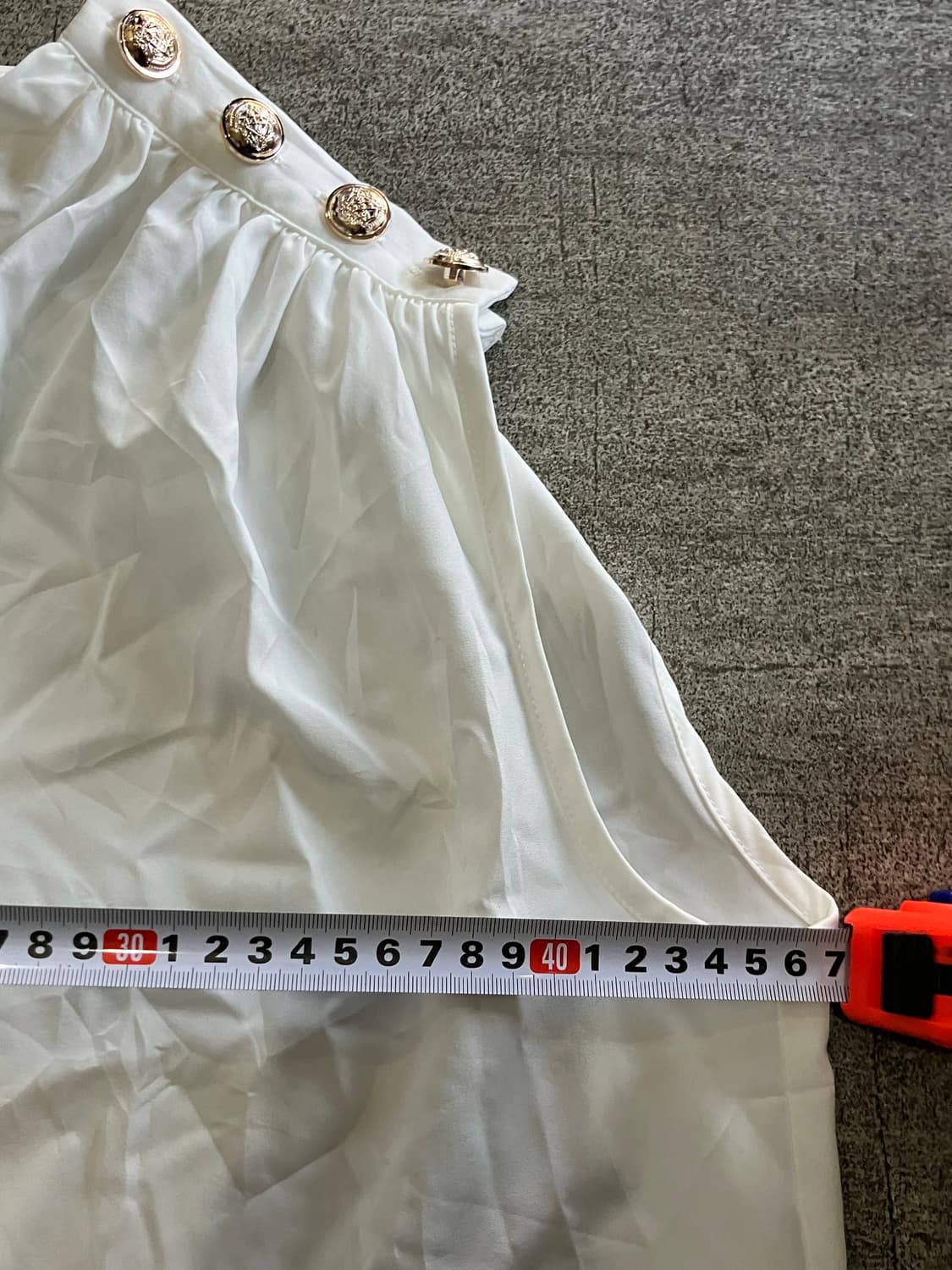 일본빈티지 달천깔페어리 프린세스공주 넥단추 슬리브리스나시탑 상품이미지3