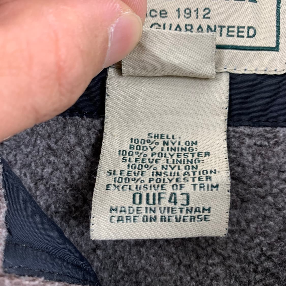 엘엘빈 나일론쉘 플리스 안감 웜업 자켓 상품이미지6