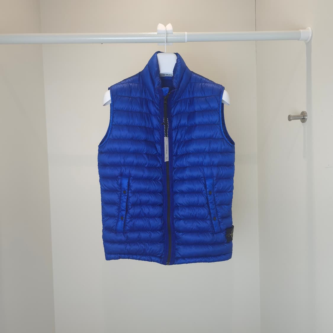 [중고/정품] 스톤아일랜드 조끼 패딩 블루 상품이미지1