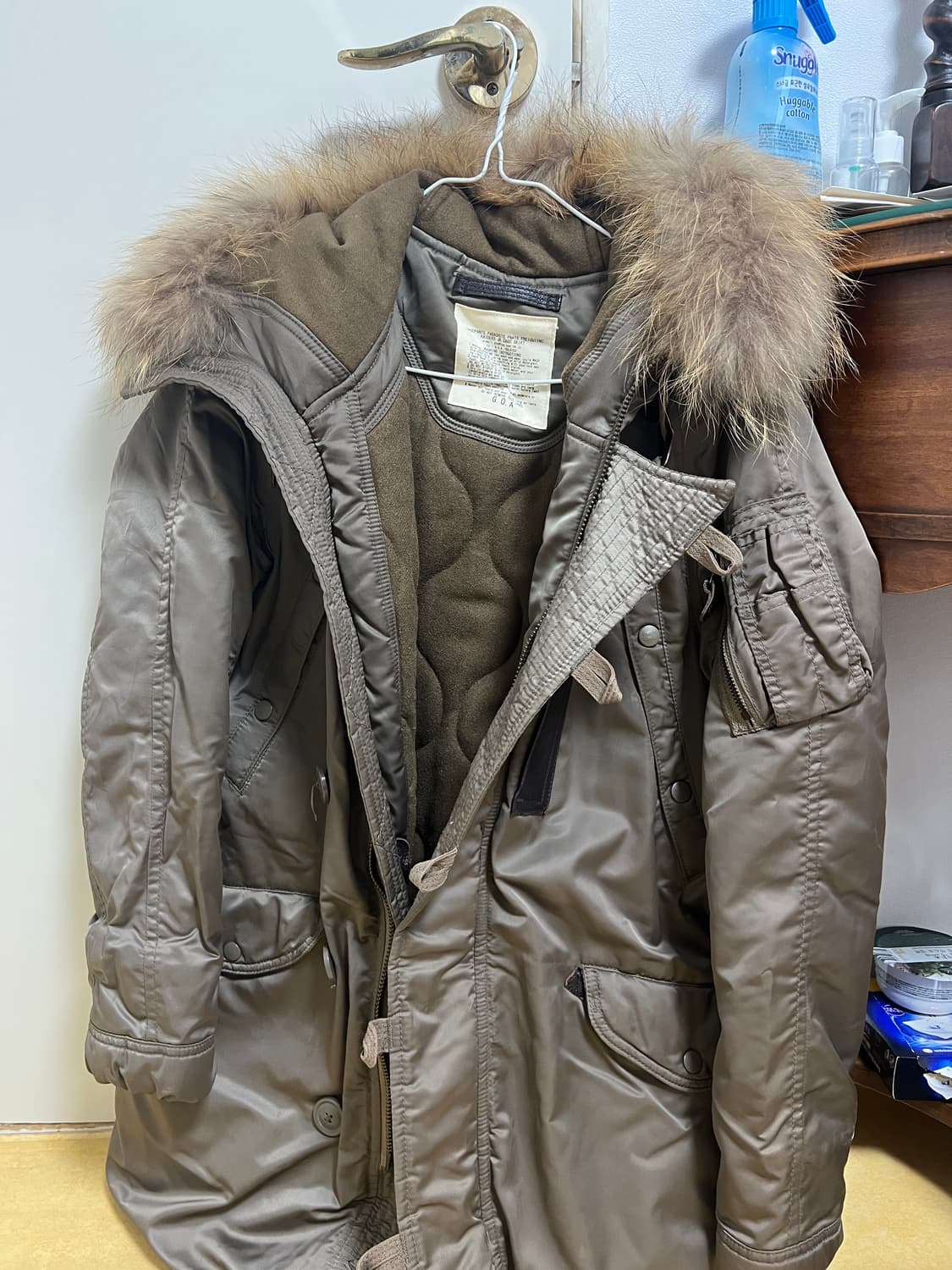 G.O.A 라쿤 퍼 N-3B 파카 상품이미지1