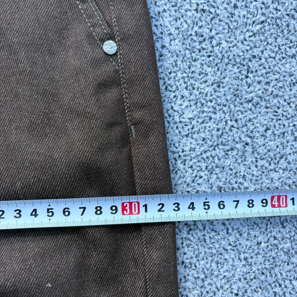 S 미나브 남성 핀턱 와이드 팬츠 브라운 0331J 상품이미지8