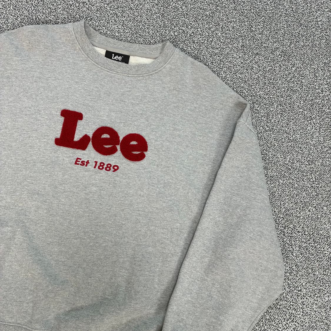 <LEE 패치 로고 맨투맨> No.1476 상품이미지5