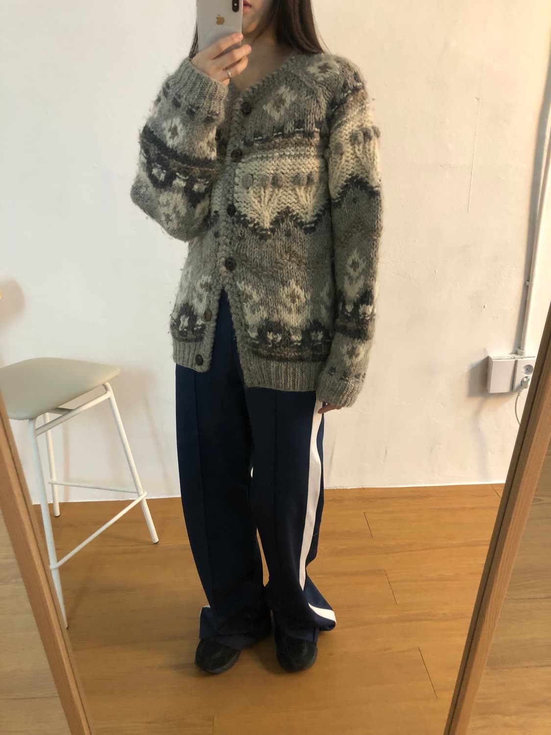 빈티지 노르딕 핸드 스웨터 상품이미지3