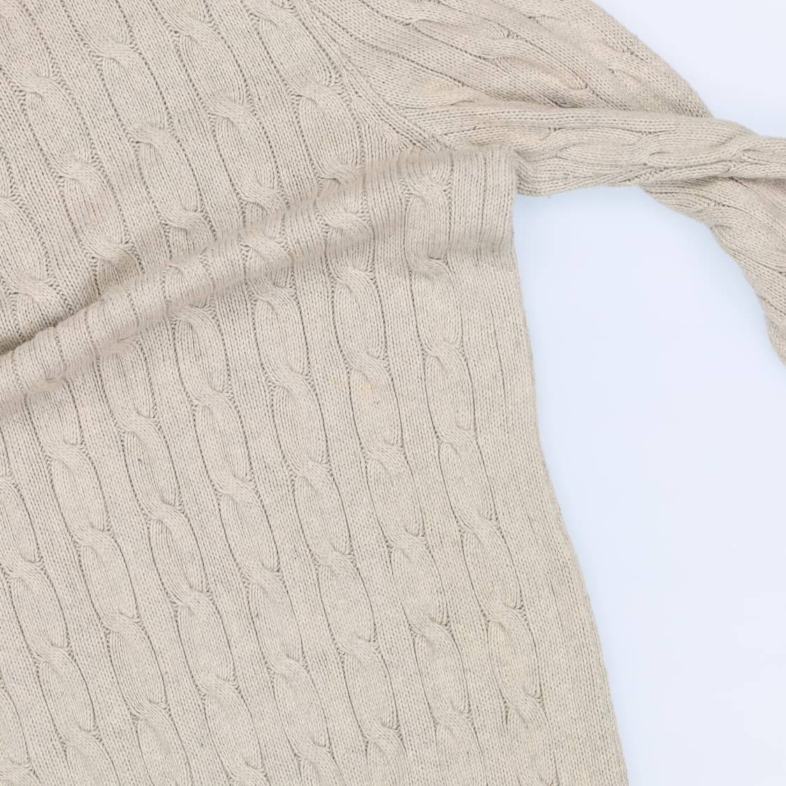 [M] 신형 폴로 랄프로렌 실크 반집업 케이블 니트 스웨터 3834 상품이미지4