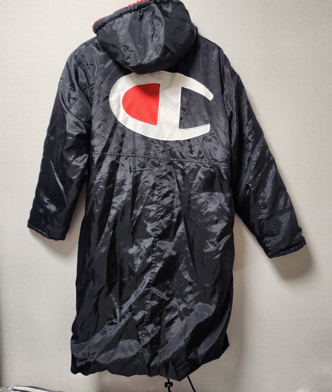 [L] 챔피온 빅로고 롱 패딩 돕바 상품이미지1