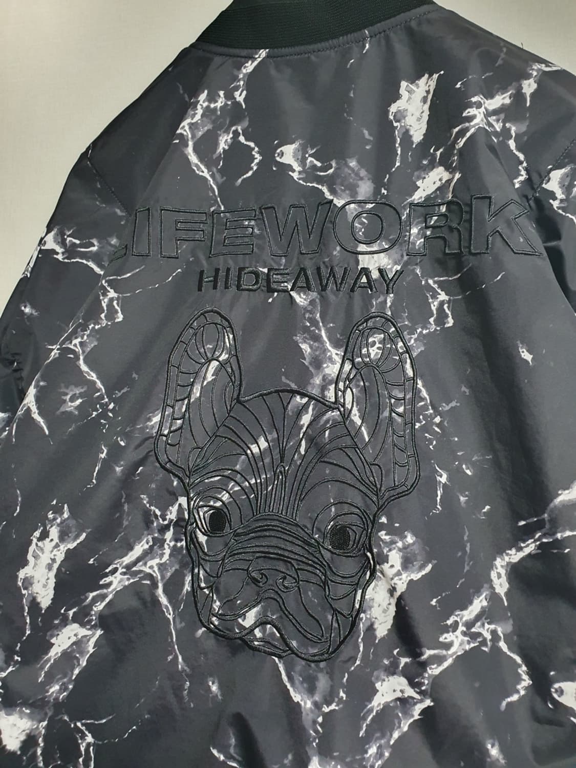 라이프워크 플라이트 자켓 항공점퍼 패턴블랙 M 상품이미지6