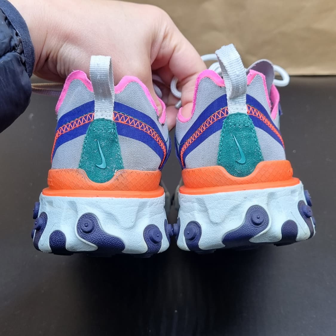 나이키 리액트 엘리먼트55 울프 그레이 230 상품이미지4