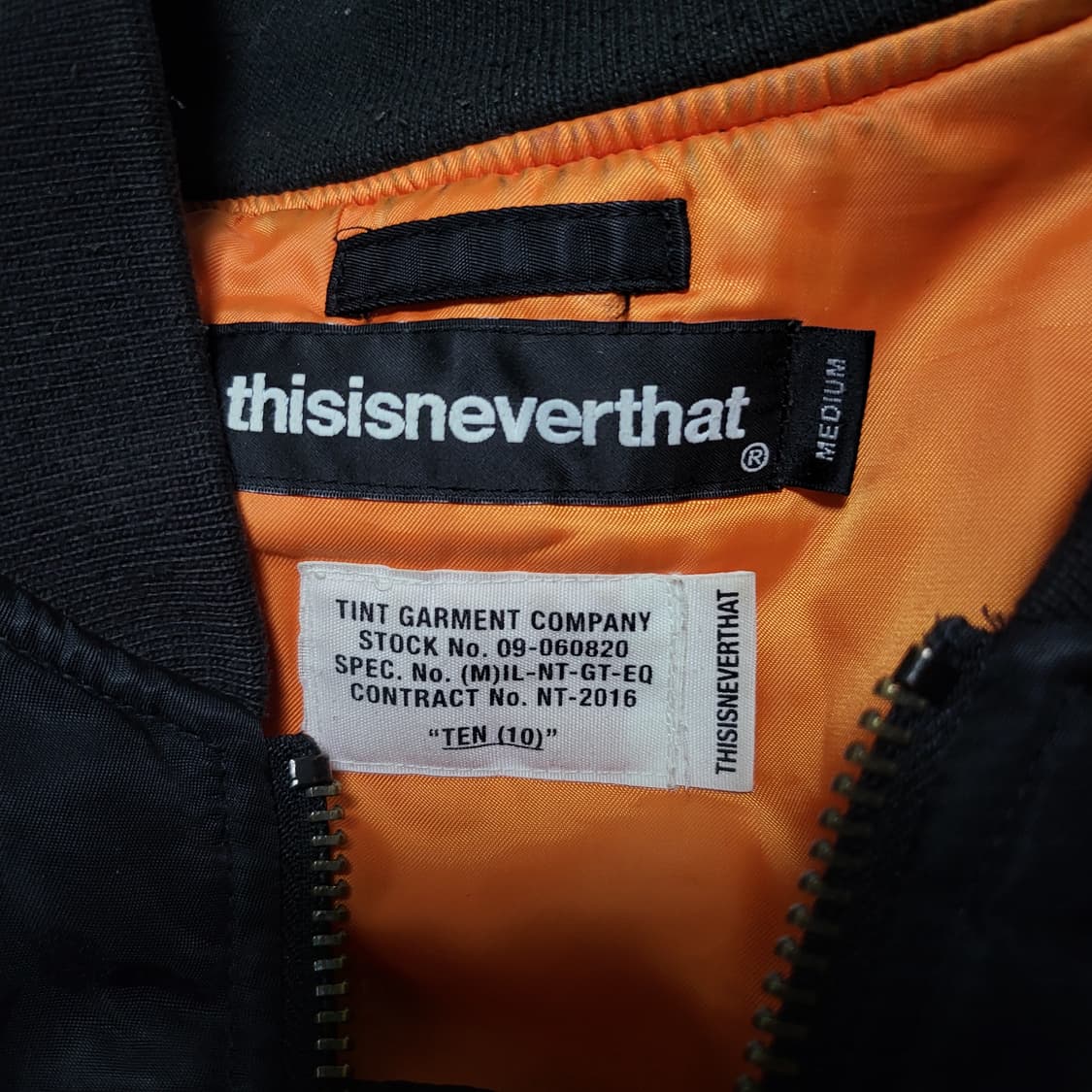 디스이즈네버댓 ma-1 항공점퍼 (M오버) 상품이미지4